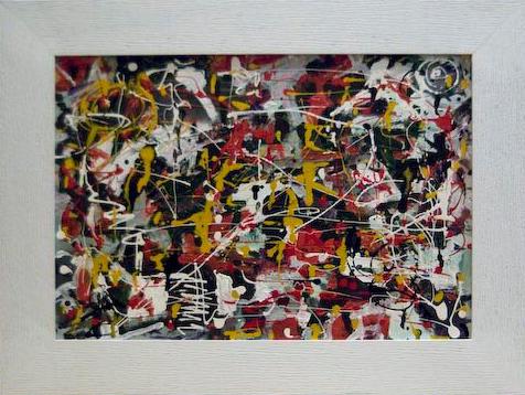 Acrilico e smalto su tavola; 60x40