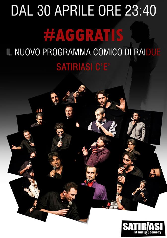 Satiriasi Stand Up Comedy approda su Rai 2